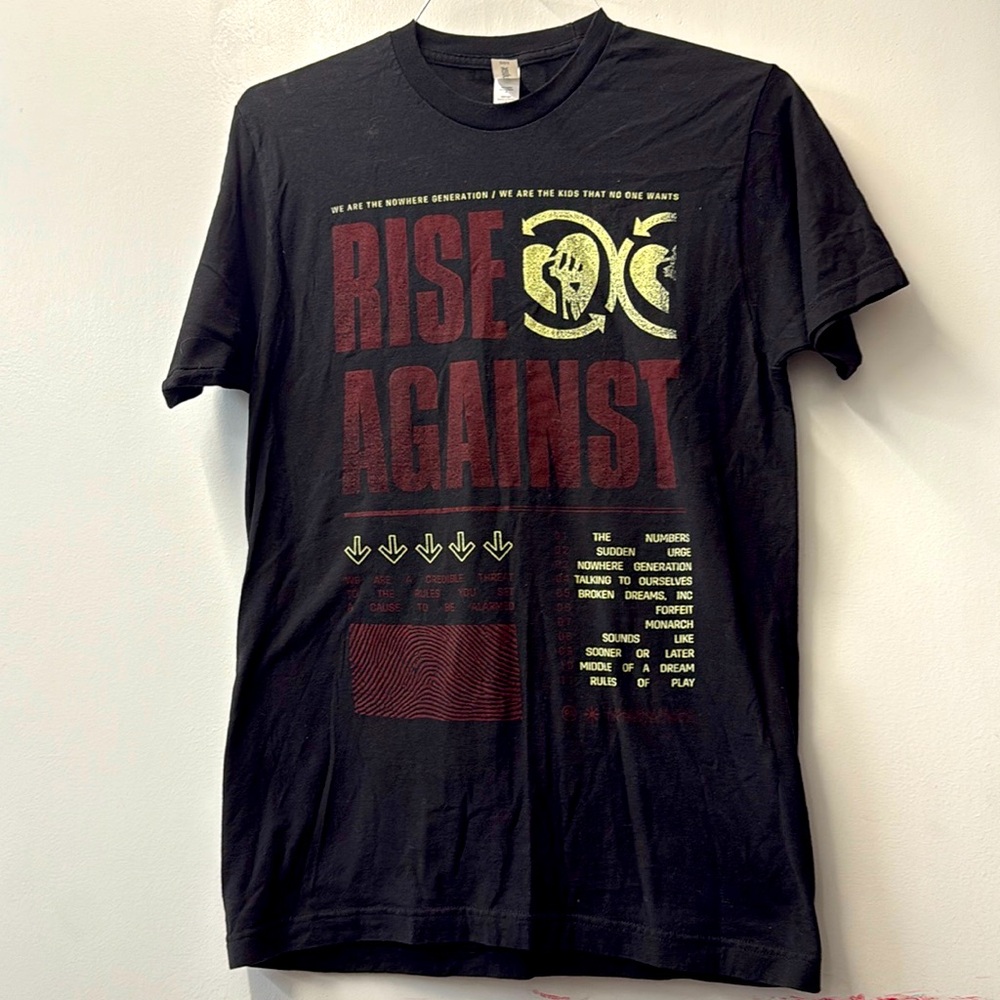 Rise Against Nowhere Generation Black T-shirt Medium